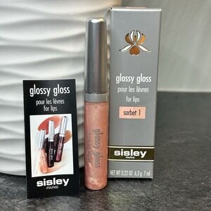 NEW Sisley Glossy Gloss Lip Gloss 1 SORBET Full Size DISCONTINUED